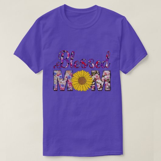 Bloemen Mama 6 T-shirt (Design voorkant)