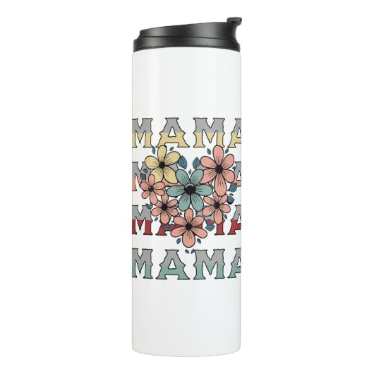  Bloemen Mama Design Thermosbeker (Gedraaid links)