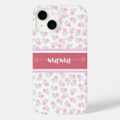 Bloemen "Mama" Telefoonhoesje Case-Mate iPhone Case (Achterkant)