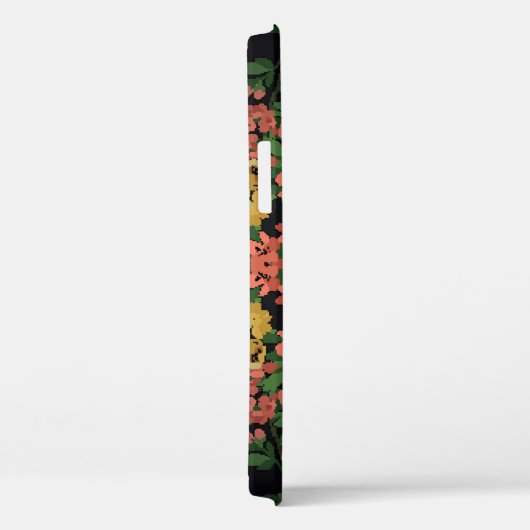 Bloemen mandala: rood, geel . Case-Mate iPhone case (Achterkant / Rechts)