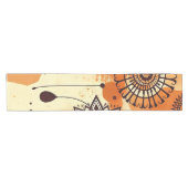 Bloemen Mandala Warm Rustiek Boho Tones Korte Tafelloper (Horizontaal)