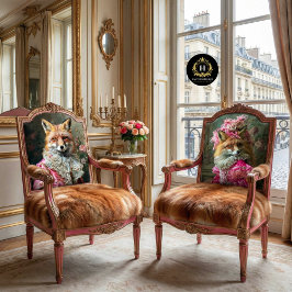 Bloemen Marie Antoinette Fox Decoupage Tissuepapier