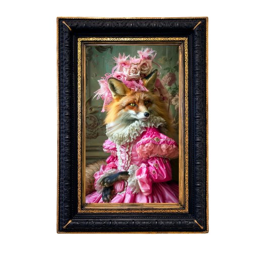 Bloemen Marie Antoinette Fox Decoupage Tissuepapier