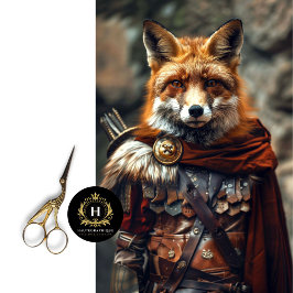 Bloemen Mark Antony Warrior Fox Decoupage Tissuepapier