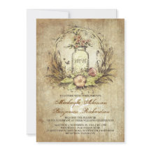  Bloemen Mason Jar rustieke bruiloft