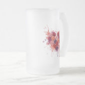 Bloemen Matglas Bierpul (Voorkant rechts)