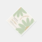 Bloemen Medewerker personeel Happy Retirement Part Servet (Hoek)