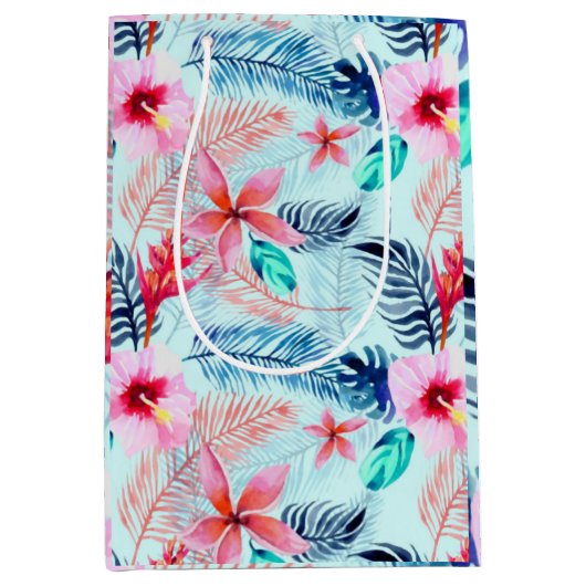 Bloemen Medium Cadeauzakje (Voorkant)