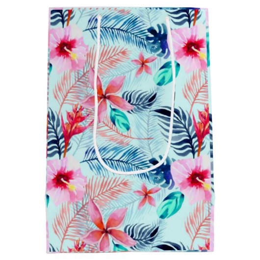 Bloemen Medium Cadeauzakje (Achterkant)