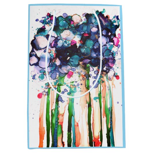 Bloemen Medium Cadeauzakje (Voorkant)