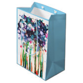 Bloemen Medium Cadeauzakje (Achterkant Gekanteld)