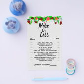 Bloemen Meer of Minder Koppels, Shower Game Flyer (Enkel)