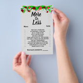 Bloemen Meer of minder paren, schoenenjager Flyer (Hand)