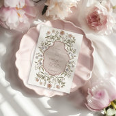  Bloemen Meisjes Baby shower Kaart