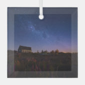 Bloemen | Melkweg Nieuw-Zeeland Glas Ornament (Voorkant)