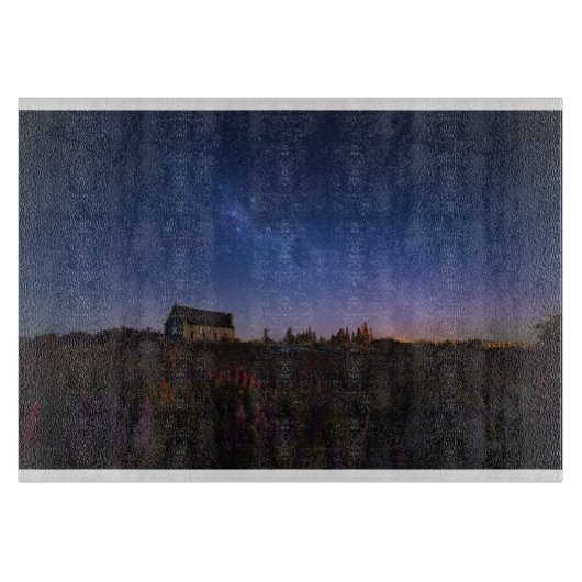 Bloemen | Melkweg Nieuw-Zeeland Snijplank (Voorkant)