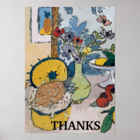 Bloemen met ananas, na Matisse