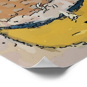 Bloemen met ananas, na Matisse Poster (Hoek)