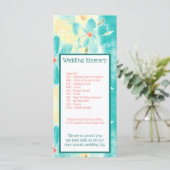 Bloemen met Blauwgroen (Staand voorkant)