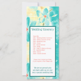 Bloemen met Blauwgroen