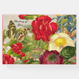  bloemen met Butterflies denken aan jou Gastenboek