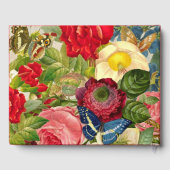  bloemen met Butterflies denken aan jou Gastenboek (Achterkant)