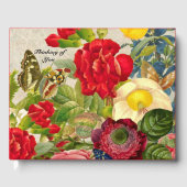  bloemen met Butterflies denken aan jou Gastenboek (Voorkant)