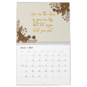  Bloemen met de Kalender van de Citaten van de Mot (Mar 2027)