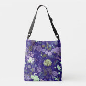 Bloemen met een elegante en fascinerende sfeer crossbody tas (Achterkant)