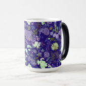 Bloemen met een elegante en mysterieuze sfeer magische mok (Voorkant rechts)