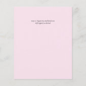 BLOEMEN MET EEN LAAG BUDGET Roze Magnolia's Eucaly Flyer (Achterkant)