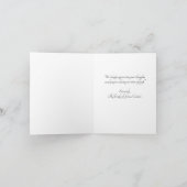 Bloemen met foto Hartelijk dank Bedankkaart (Binnen)
