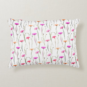  bloemen met het dakpatroon accent kussen