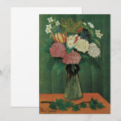 Bloemen met Ivy van Henri Rousseau,  Floral (Voorkant / Achterkant)