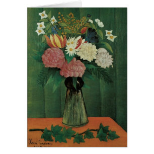 Bloemen met Ivy van Henri Rousseau,  Floral