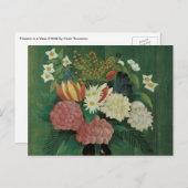 Bloemen met Ivy van Henri Rousseau,  Floral Briefkaart (Voorkant / Achterkant)