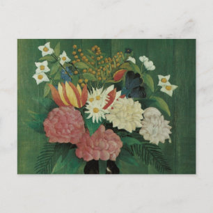 Bloemen met Ivy van Henri Rousseau,  Floral Briefkaart