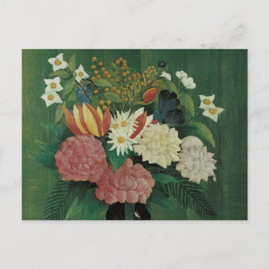 Bloemen met Ivy van Henri Rousseau,  Floral Briefkaart (Voorkant)