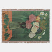 Bloemen met Ivy van Henri Rousseau,  Floral Deken (Voorkant)