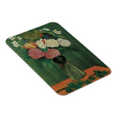 Bloemen met Ivy van Henri Rousseau,  Floral Magneet (Rechterzijde)