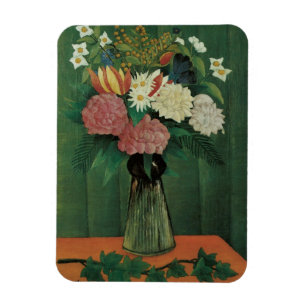 Bloemen met Ivy van Henri Rousseau,  Floral Magneet