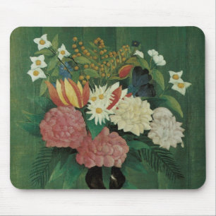 Bloemen met Ivy van Henri Rousseau,  Floral Muismat