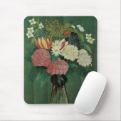 Bloemen met Ivy van Henri Rousseau,  Floral Muismat (Met muis)