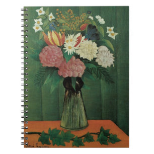 Bloemen met Ivy van Henri Rousseau,  Floral Notitieboek