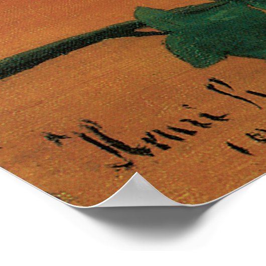 Bloemen met Ivy van Henri Rousseau,  Floral Poster (Hoek)