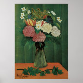 Bloemen met Ivy van Henri Rousseau,  Floral Poster (Voorkant)