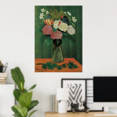 Bloemen met Ivy van Henri Rousseau,  Floral Poster (Thuiskantoor)