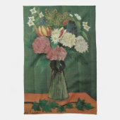 Bloemen met Ivy van Henri Rousseau,  Floral Theedoek (Verticaal)