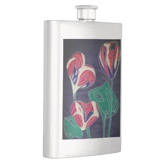 Bloemen met patroon flacon (Rechts)