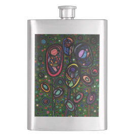 Bloemen met patroon flacon